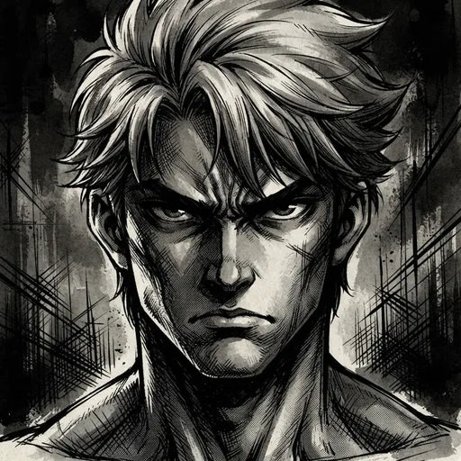 Dark Seinen manga style preview