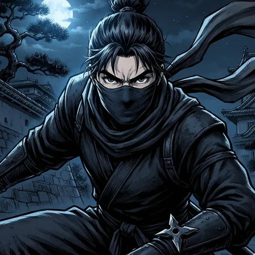 Ninja Shadow manga style preview