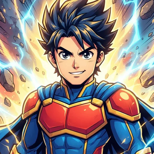 Shonen Hero manga style preview